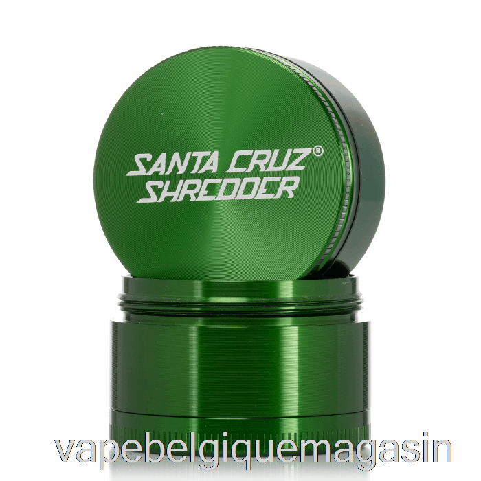 Vape Shop Bruxelles Santa Cruz Broyeur 2,2 Pouces Moyen Broyeur 4 Pièces Vert (53 Mm)